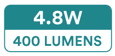 Spectric 4mm Single Colour LED Strip Lights (60 x 2835 SMD, 4.8W, 400 Lumens)