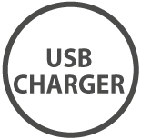Lazio Chrome/White Rectangular Touch Table Lamp With USB