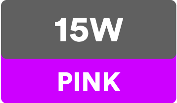 NeoGlow 15mm x 8mm Neon LED Strip Lights Pink Single Colour