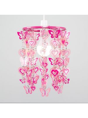 Hearts And Butterflies NE Pendant Shade (Shade Only)