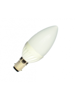 B15 3.5W LED Bulb Candle, Ceramic Frosted