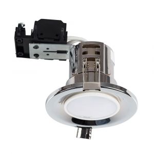 MiniSun Fire Rated Downlight in Polished Chrome