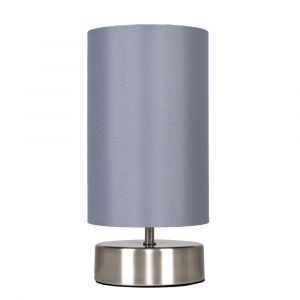 Francis Satin Nickel Touch Table Lamp 