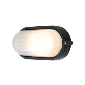 Lutec Echo Outdoor Oval Flush LED Bulkhead Light