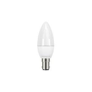 Integral Classic Candle Frosted Bulb 5.5W (50W) 2700K 470lm B15 Non-Dimmable 240 deg Beam Angle