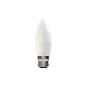 Integral WarmTone Candle Bulb 6W (70W) 1800-2700K 470lm B22 Dimmable 220 deg Beam Angle