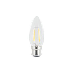 Integral LED Candle Full Glass Omni-Bulb 2W (25W) 2700K 250lm B22 Non-Dimmable 300 deg Beam Angle
