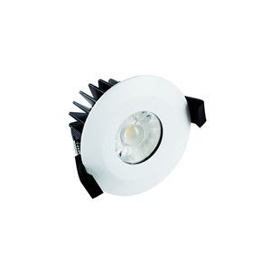Integral Low-Profile IP65 6W White 70-75mm Cutout Fire Rated Integrated Non-Dimmable Downlight