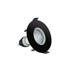 Integral Evofire IP65 Black Fire Rated Downlight With GU10 Holder