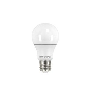 Integral Classic Frosted Bulb 5.5W (50W) 2700K 470lm E27 Dimmable 240 deg Beam Angle