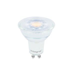 Integral Glass Bulb 4.7W (50W) GU10 36° Beam Angle, 3000K, 4000K & 6000K Option, Dimmable Available