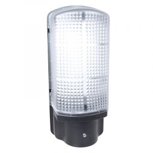 LED Black 6W Bulkhead Light With Photocell
