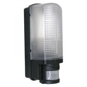LED Black 6W Bulkhead Light With PIR