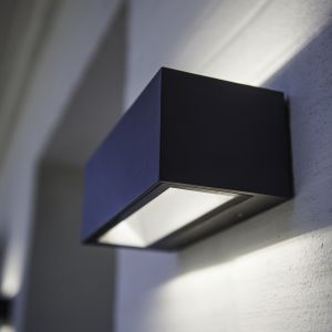 Lutec Gemini 42W Up/Down Outdoor LED Wall Light