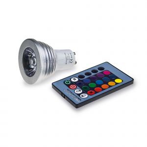 ColourBoost GU10 RGB LED - 3W = 30W +1 FREE Controller*